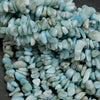 Light Blue Freeform Chip Shape Larimar Beads