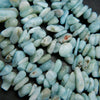 Light Blue Freeform Chip Shape Larimar Beads