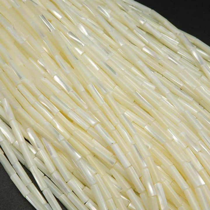 Tube shape MOP beads.