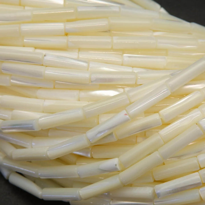 Tube shape MOP beads.