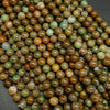 African Green opal beads.
