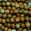 African Green opal beads.