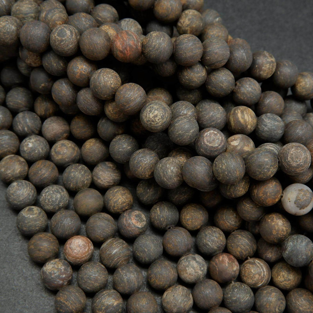 Bronzite Matte Finish Beads.