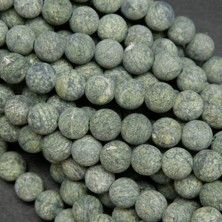 Matte Finish Russian Serpentine Beads