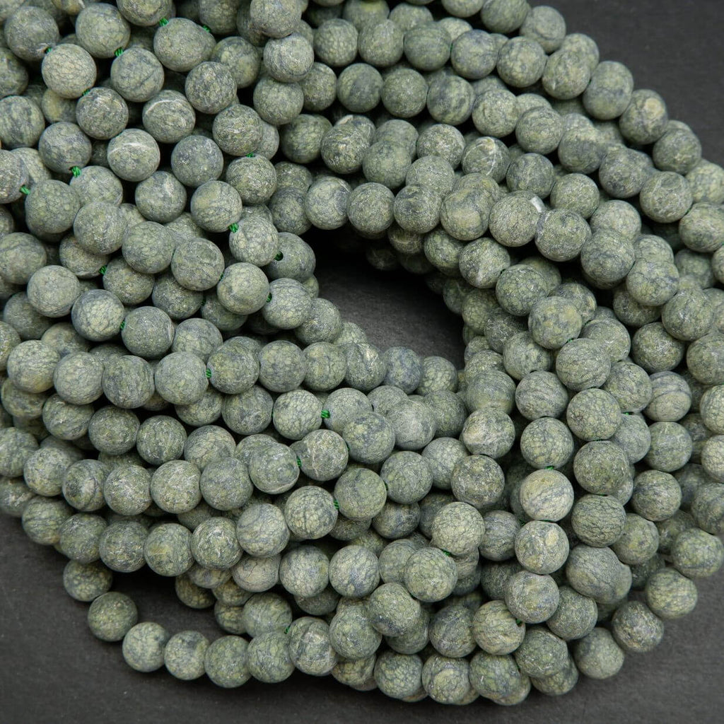 Matte Finish Russian Serpentine Beads