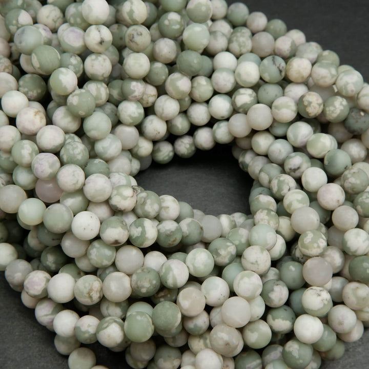 Matte finish harmony jasper beads for jewelry making.