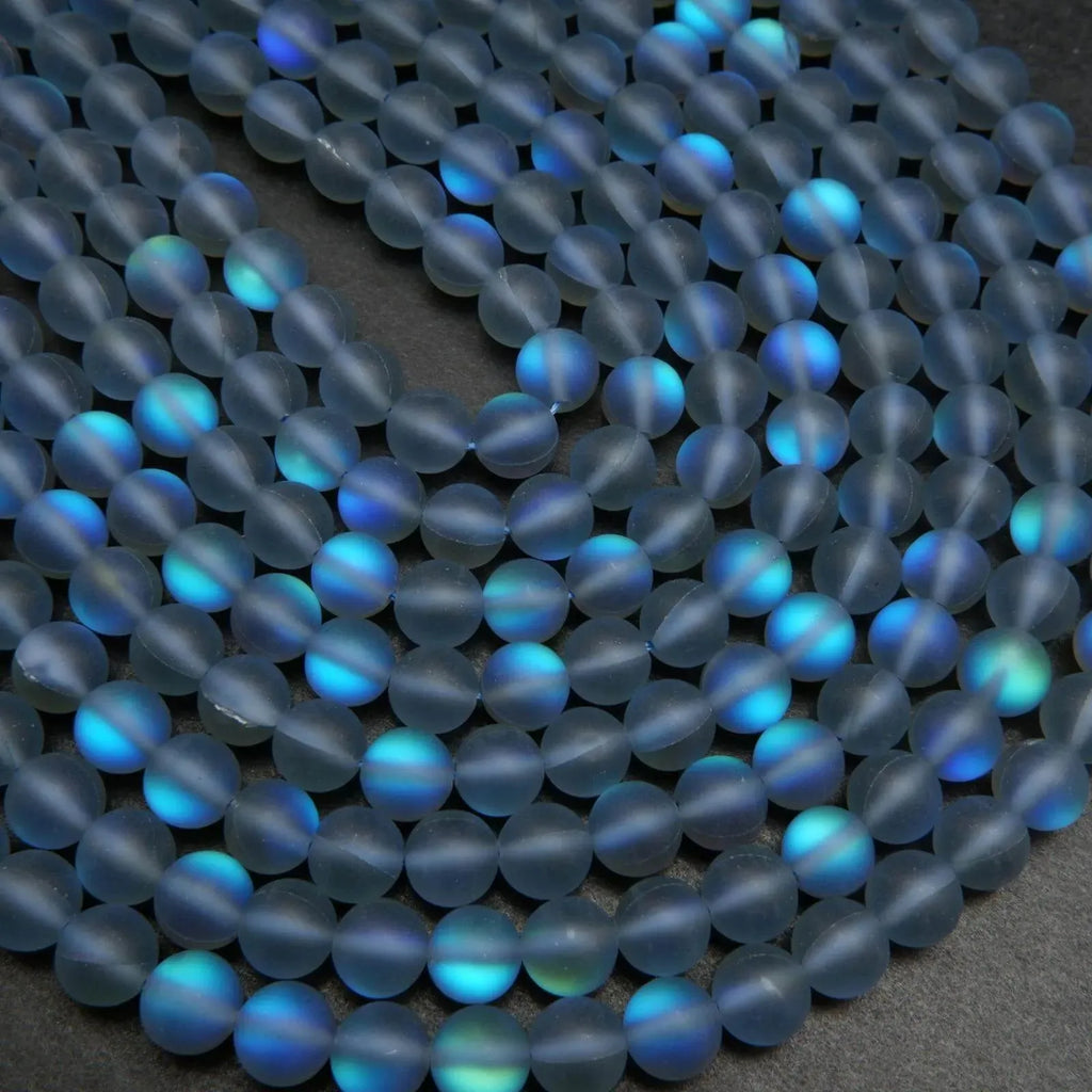 Aura quartz beads.