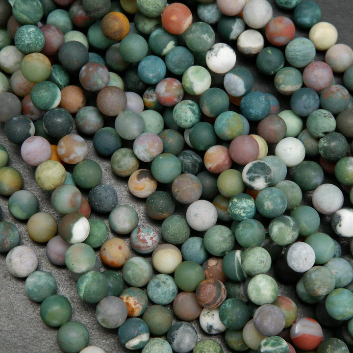 Fancy Jasper · Matte · Round · 4mm, 6mm, 8mm, Bead, Tejas Beads