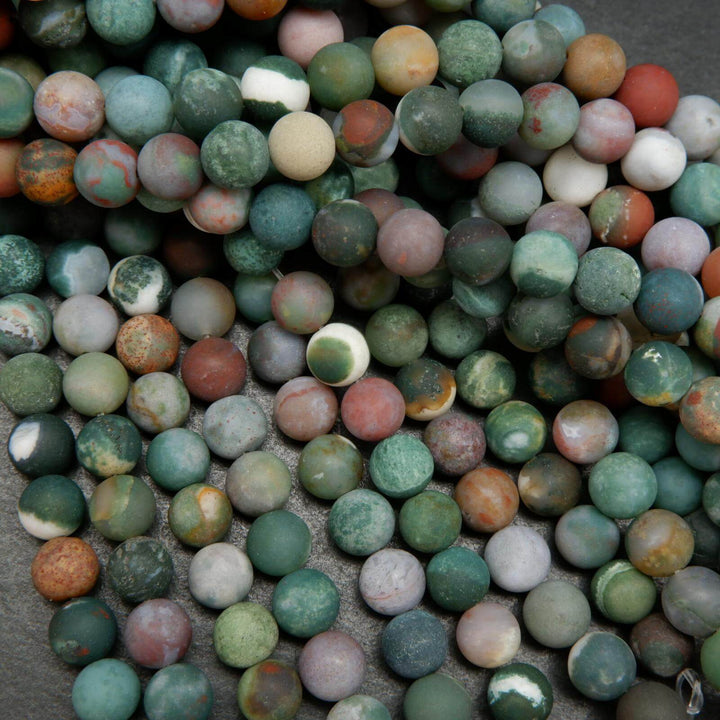 Fancy Jasper · Matte · Round · 4mm, 6mm, 8mm, Bead, Tejas Beads