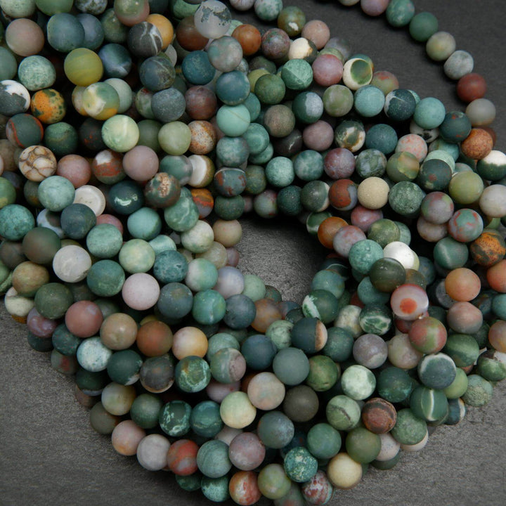 Fancy Jasper · Matte · Round · 4mm, 6mm, 8mm, Bead, Tejas Beads