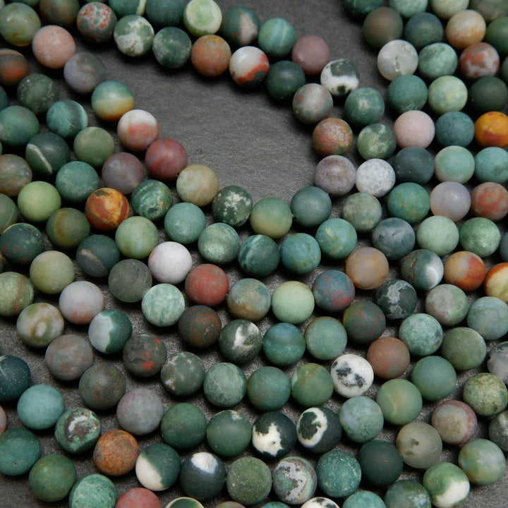 Fancy Jasper · Matte · Round · 4mm, 6mm, 8mm, Bead, Tejas Beads