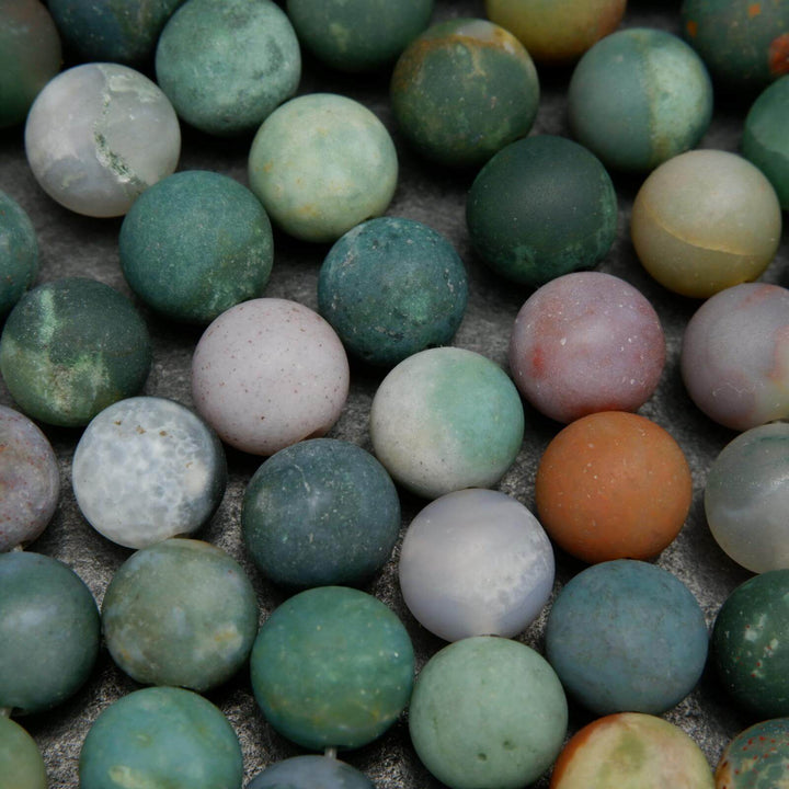 Fancy Jasper · Matte · Round · 4mm, 6mm, 8mm, Bead, Tejas Beads