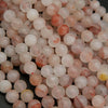 Lepidocrocite Hematoid Quartz Matte Beads.
