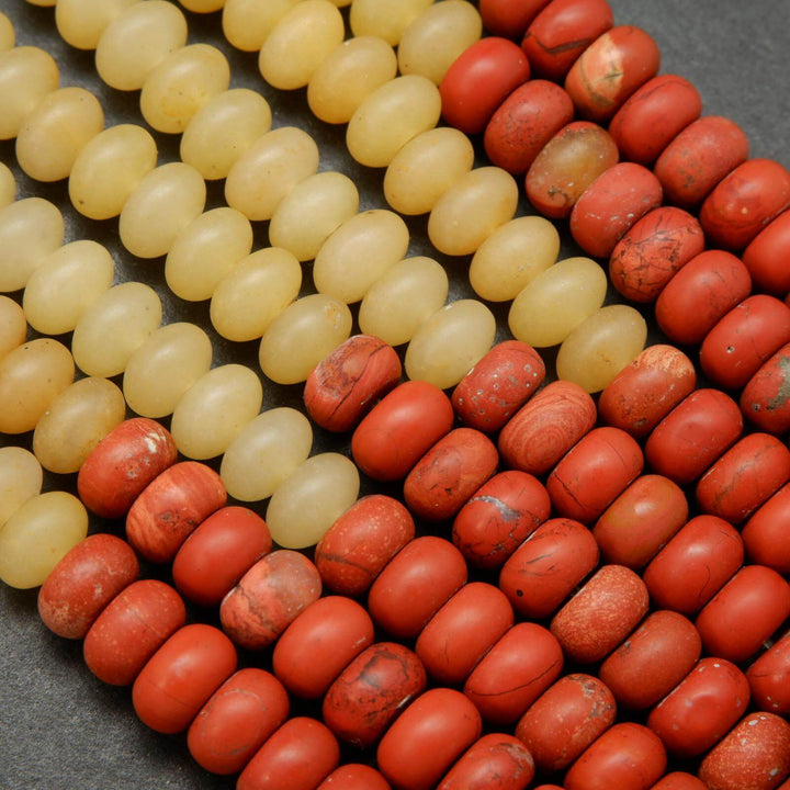 Matte finish seven chakra beads.