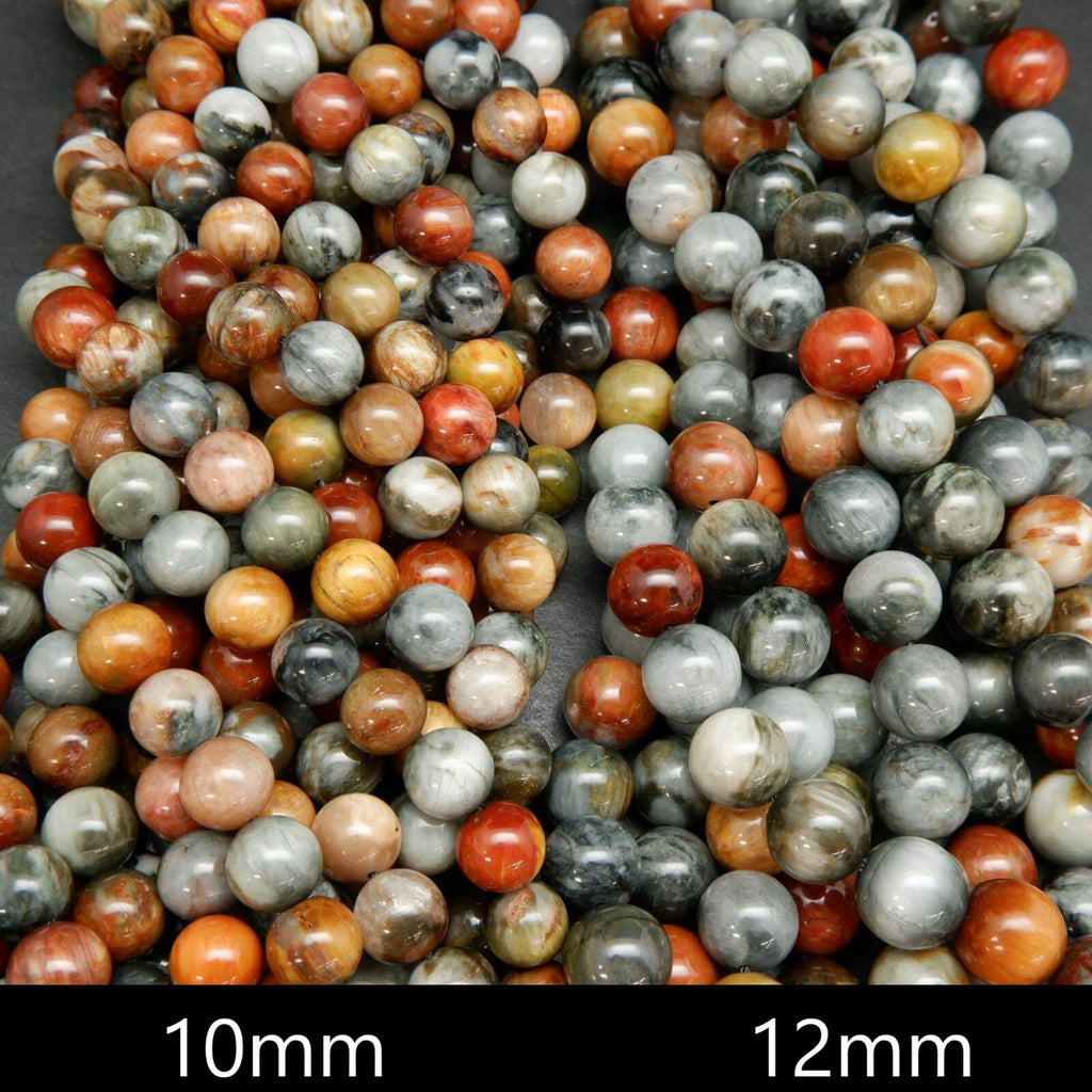 Multicolor eagle eye beads.
