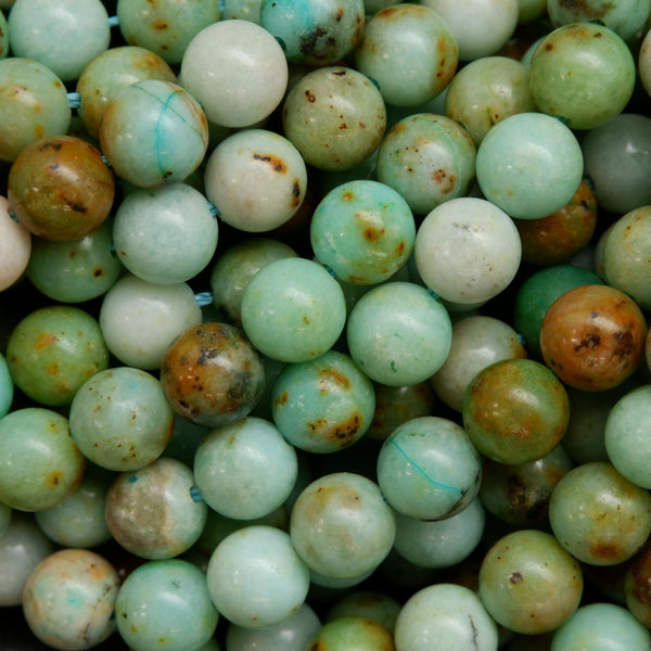 AAA Shaded Green Opal Micro Faceted 2mm Beads - RB227