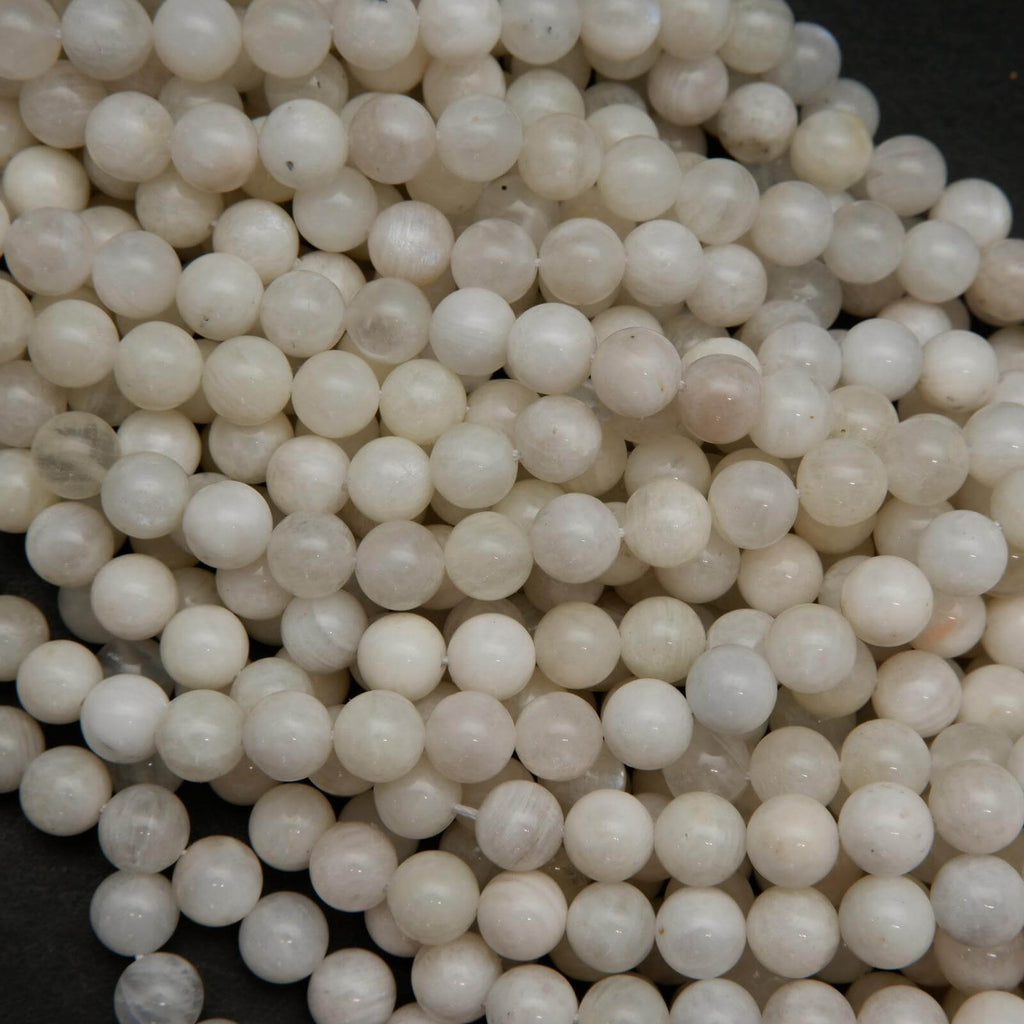 White Moonstone Beads.