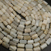 White moonstone beads.
