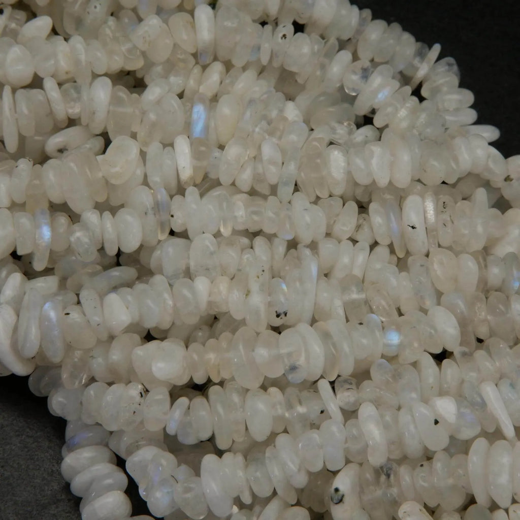 Rainbow Moonstone · Smooth · Chips · 7mm, Bead, Tejas Beads