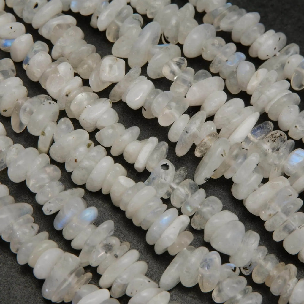 Rainbow Moonstone · Smooth · Chips · 7mm, Bead, Tejas Beads