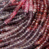 Rondelle Multicolor Spinel Beads.