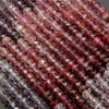 Rondelle Multicolor Spinel Beads.