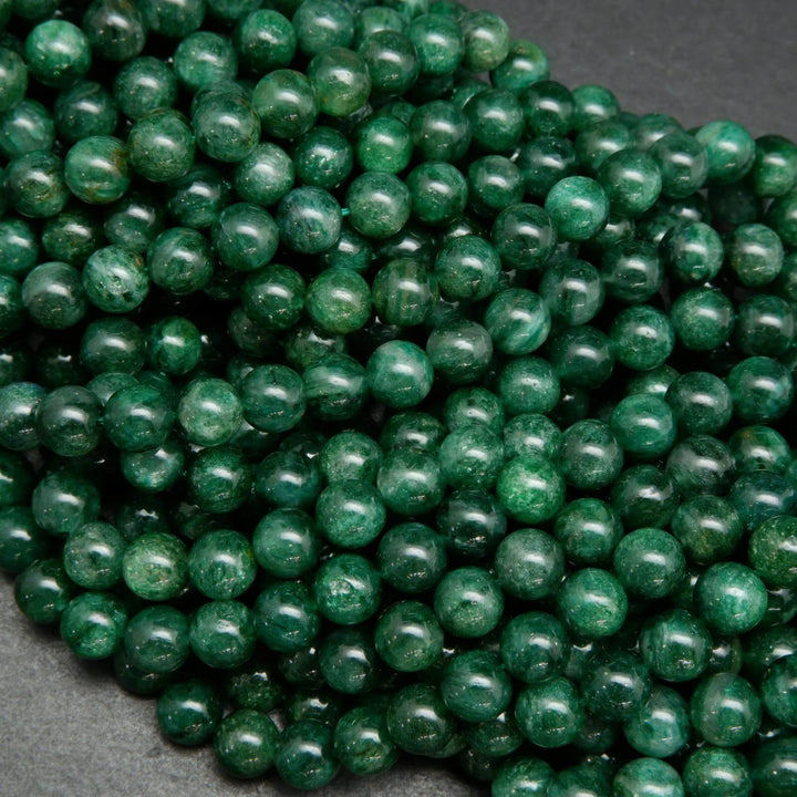 Green Muscovite Mica Beads.