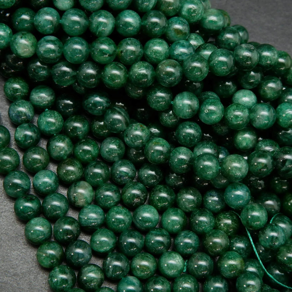 Green Muscovite Mica Beads.