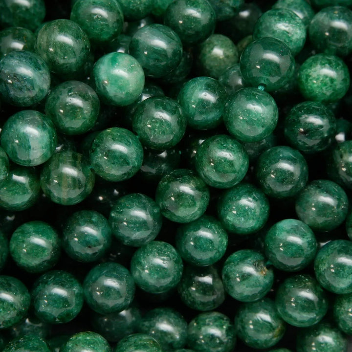 Green Muscovite Mica Beads.