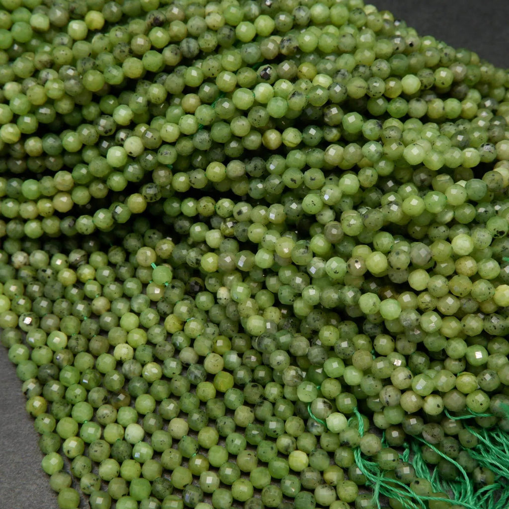 Canadian Nephrite Jade Beads.
