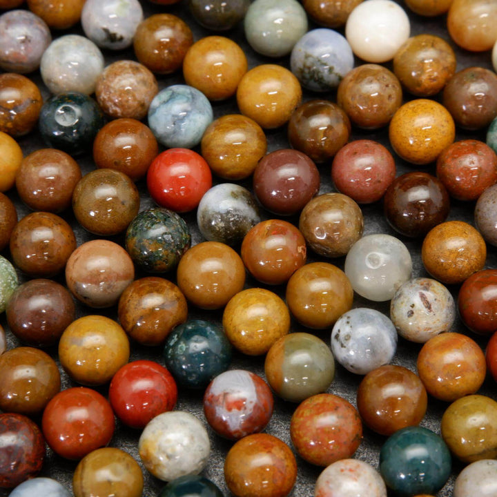 Ocean jasper beads.