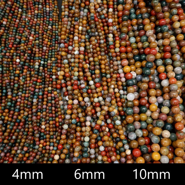 Ocean jasper beads.