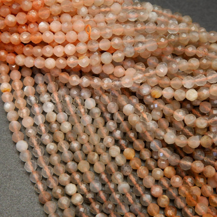 Multicolor Moonstone Beads.