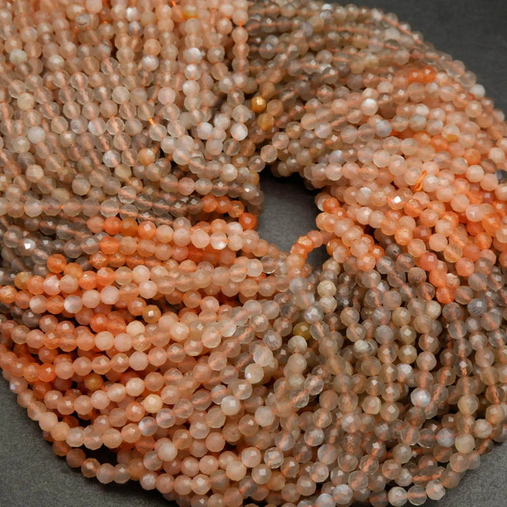 Multicolor Moonstone Beads.