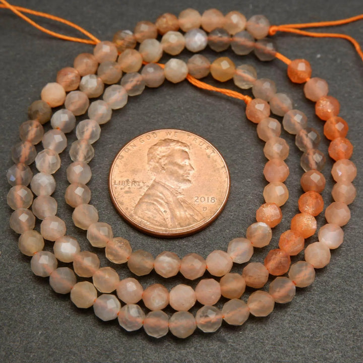 Multicolor Moonstone Beads.