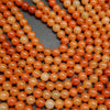 Orange Red Aventurine Beads