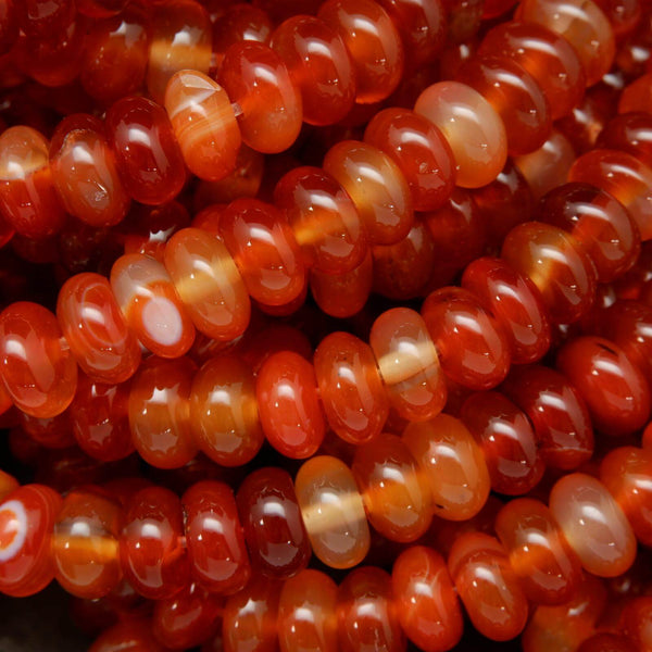 Large ORANGE Gem Stone Beads, SUNSET Collection, Acrylic faux stained –  Swoon & Shimmer