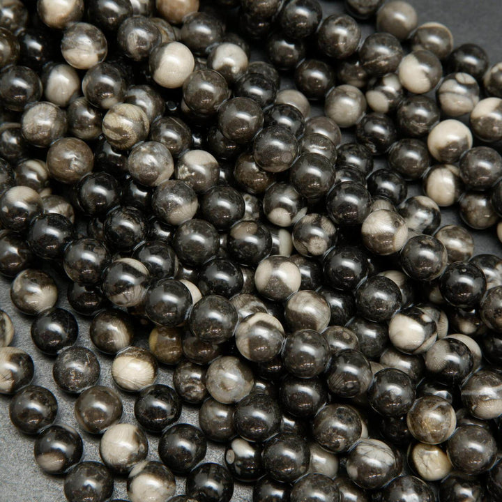 Orthoceras fossil beads.
