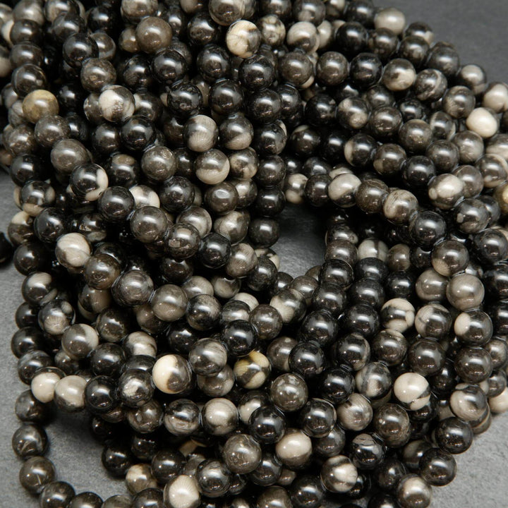 Orthoceras fossil beads.