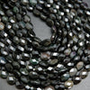 Oval Rainbow Obsidian Beads.