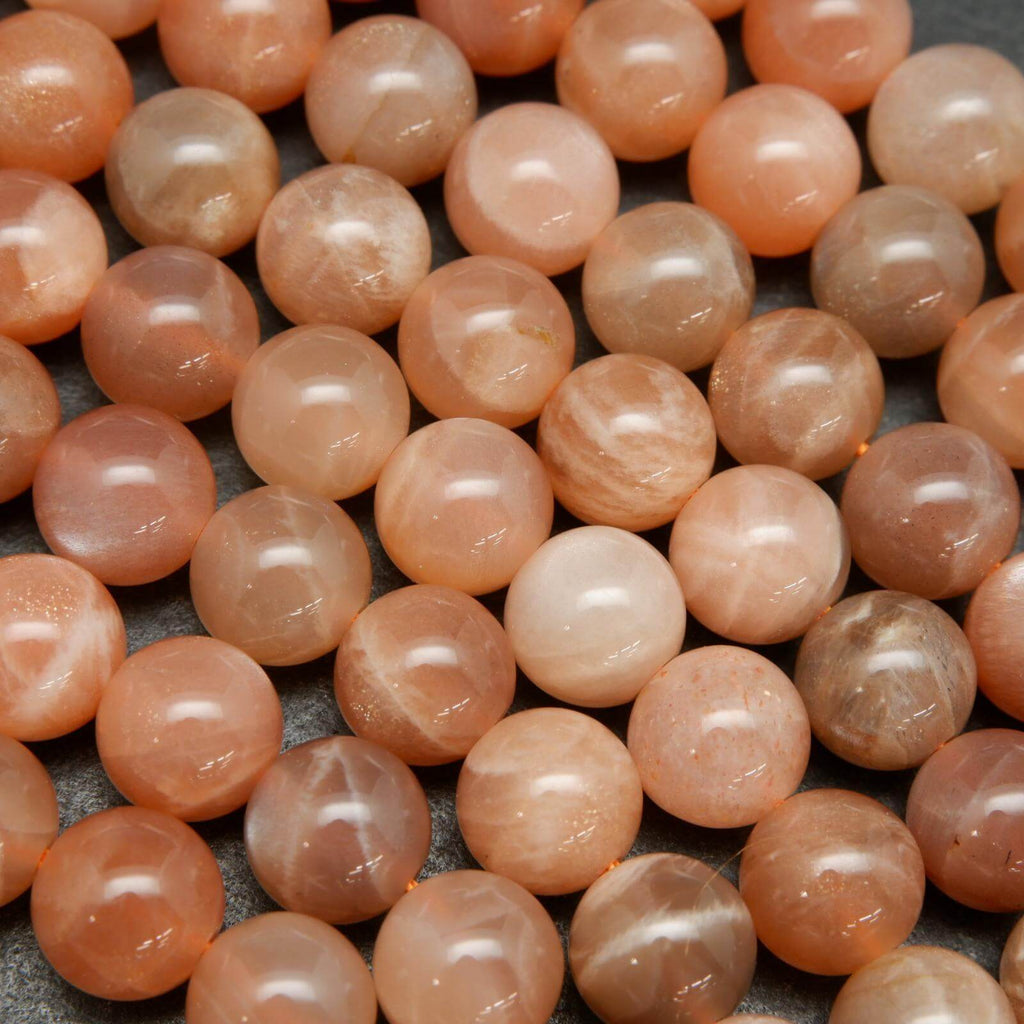 Peach Moonstone Beads.
