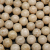 Petoskey stone beads.