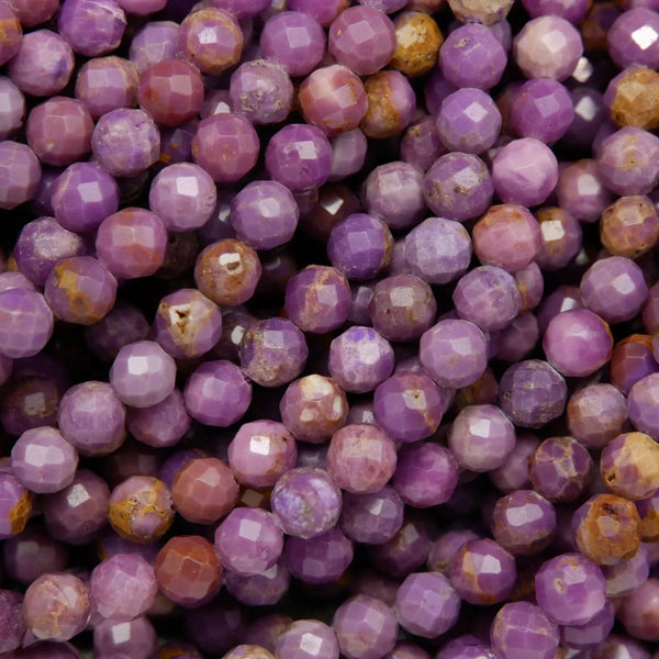 Purple Phosphosiderite beads.