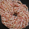 Peruvian Pink Opal Smooth Chips Beads