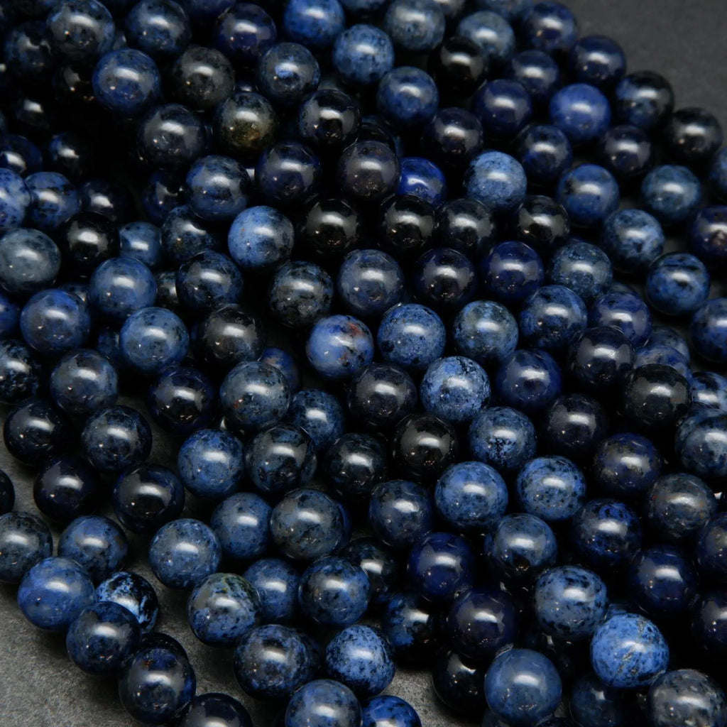Blue Dumortierite Beads.