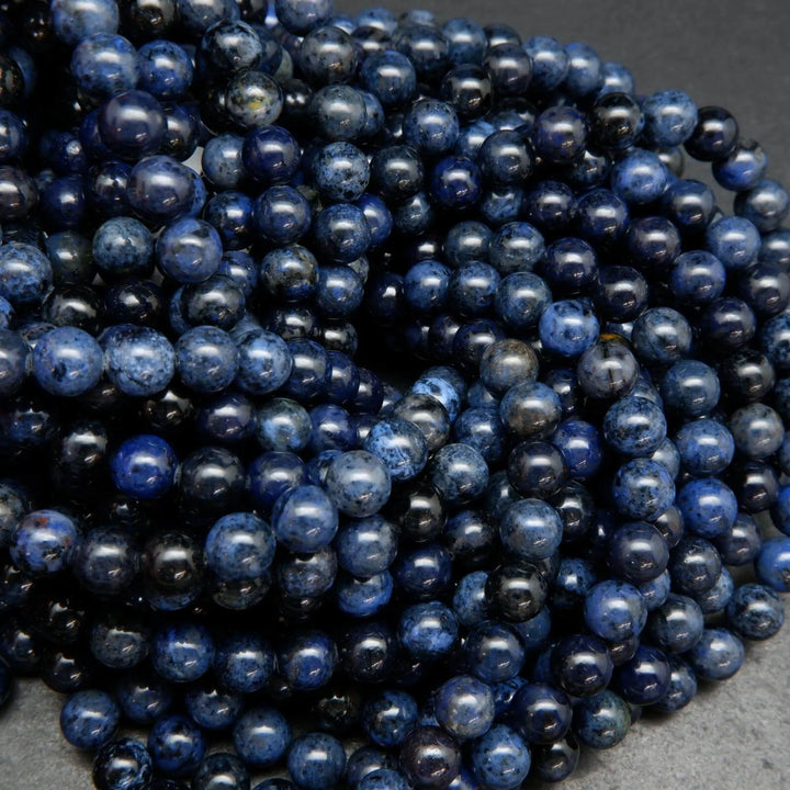 Blue Dumortierite Beads.