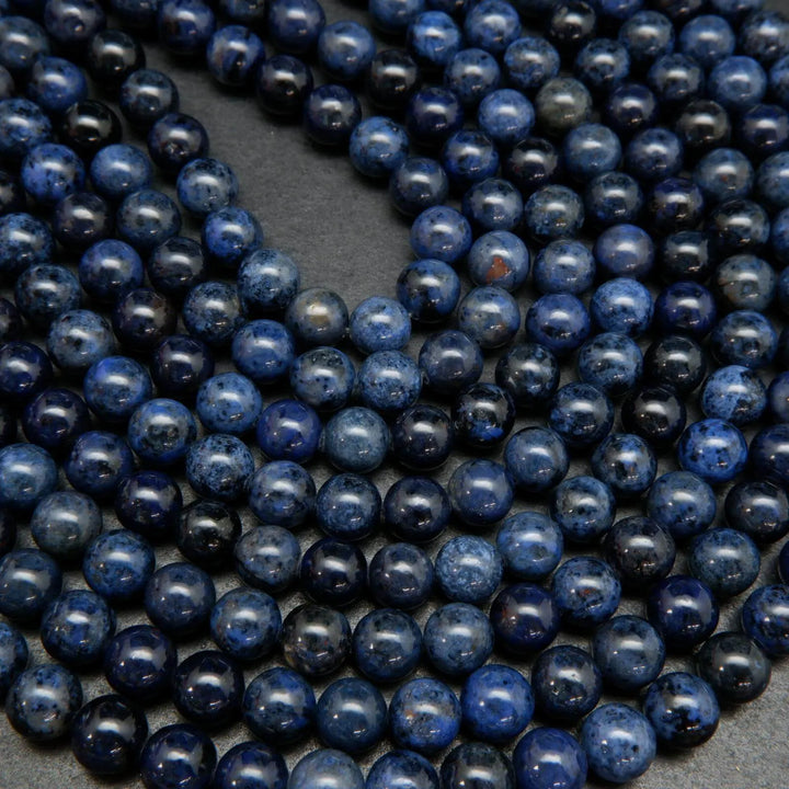 Blue Dumortierite Beads.
