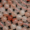 Lepidocrocite Hematoid Quartz Smooth Finish Beads.