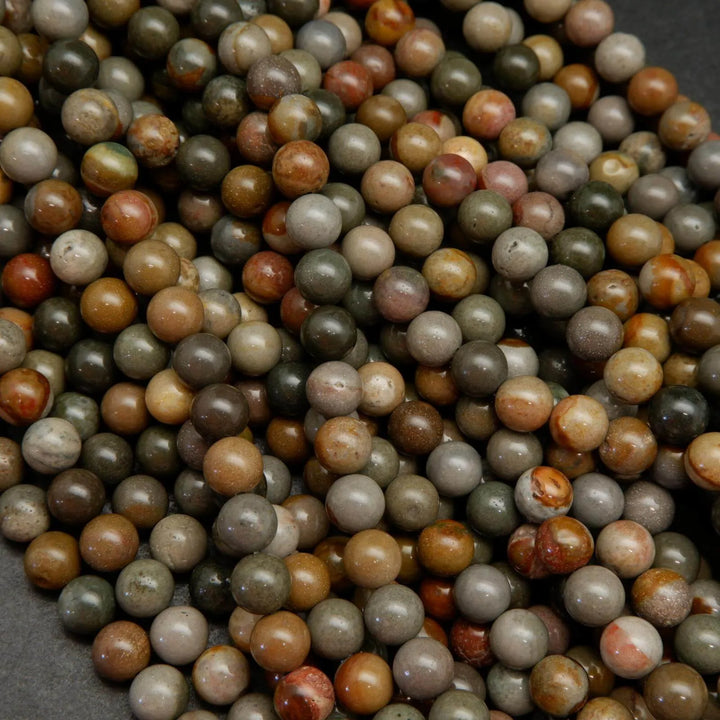 Polychrome Jasper Beads.