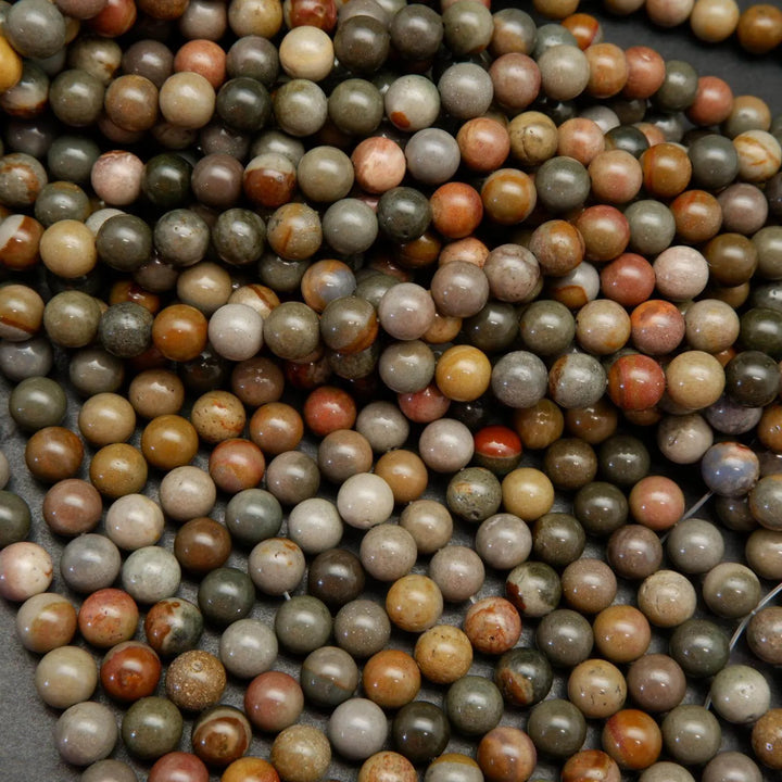 Polychrome Jasper Beads.